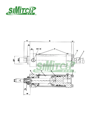 HZ type special hydraulic cylinder